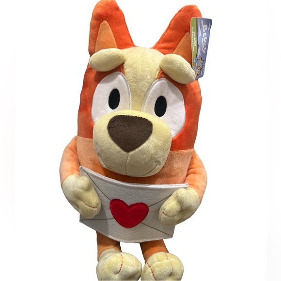 NWT🏷️ Set of 2 Bluey Bingo Valentines Day Plushes - Picture 4 of 7